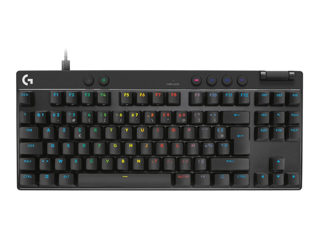 LOGITECH PRO X TKL RAPID Keyboard - Black (FR)