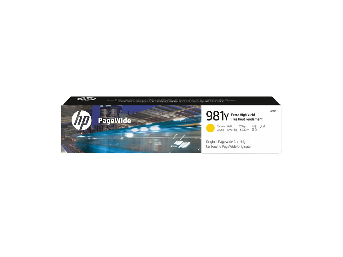 HP 981Y original Extra High Yield Yellow PageWide Cartridge L0R15A