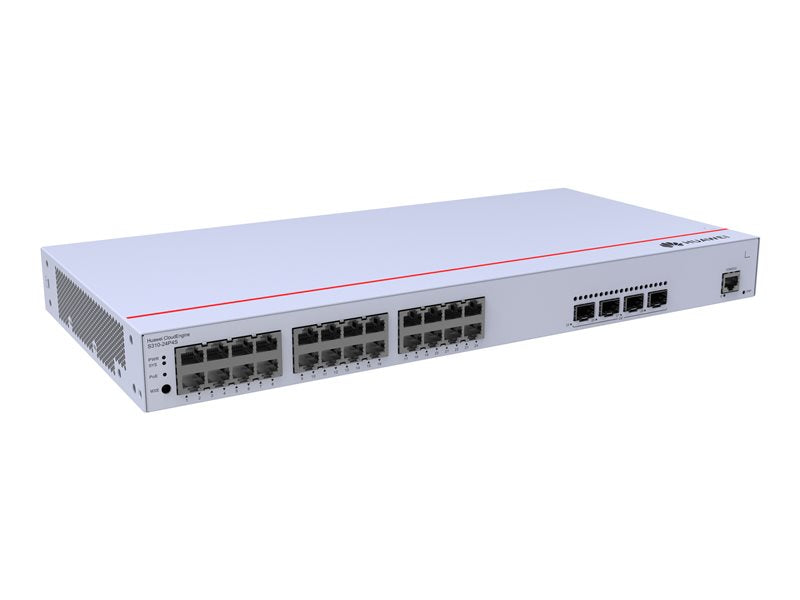 HUAWEI TECHNOLOGIES HUAWEI Switch S310-24P4S 24x10/100/1000BASE-T ports 4xGE SFP ports PoE+ AC power eKit Stock