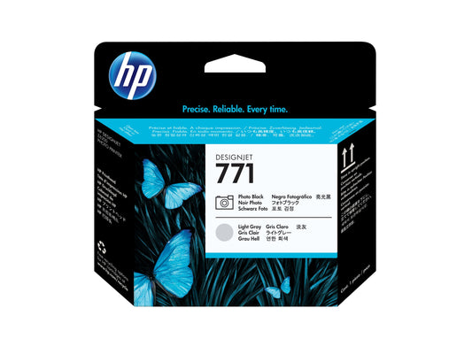 HP 771 original printhead CE020A black and light grey standard capacity 1-pack