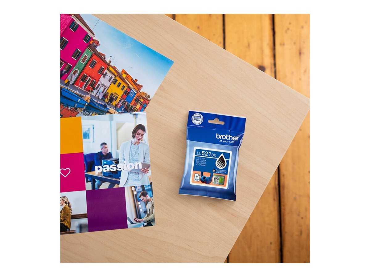 BROTHER Black ink cartridge yield up to 500 pages