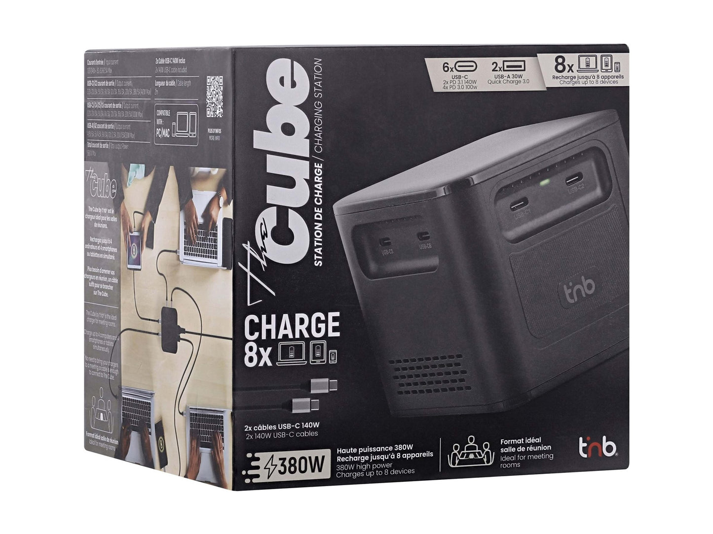T'NB TNB PD 3.1 380W charging station with 8 charging ports