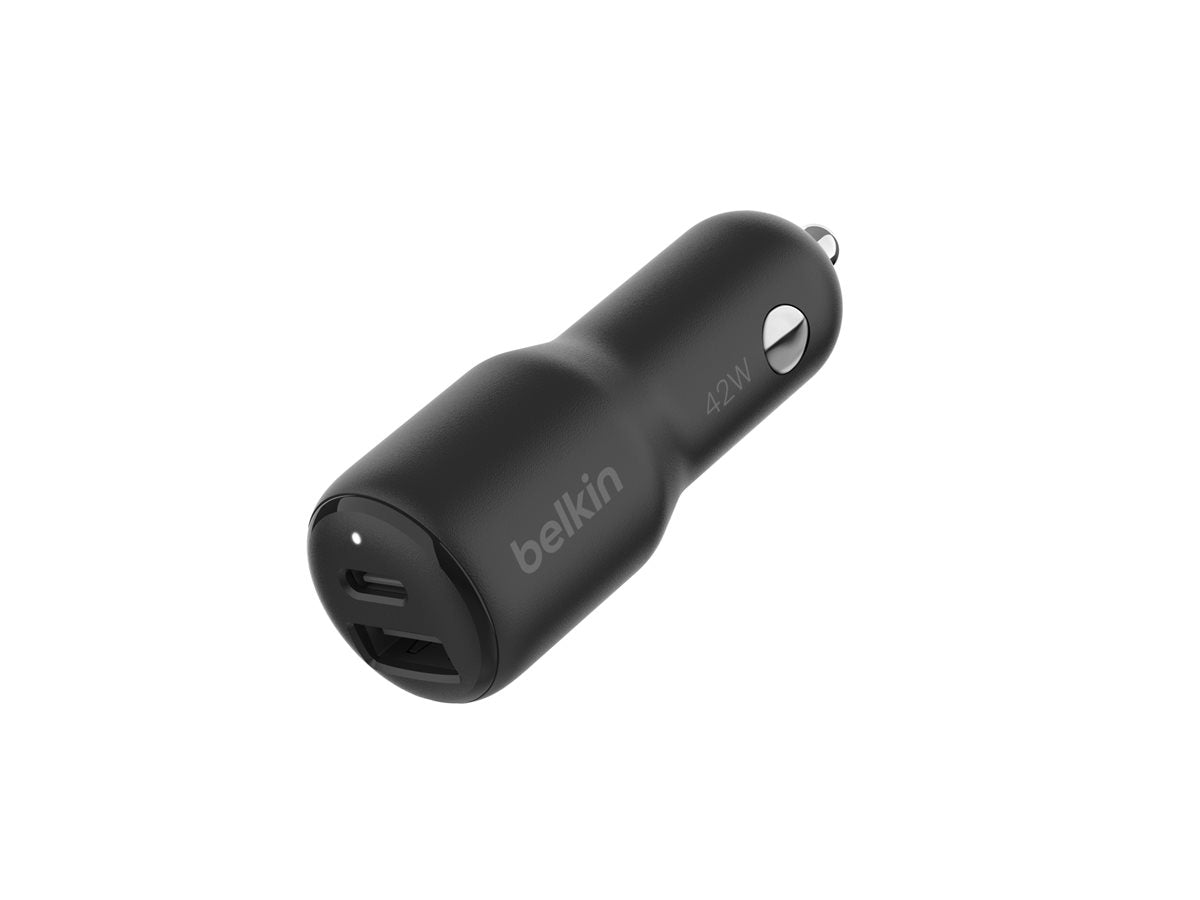 BELKIN BELKIN Boost Charge 42w - 30w USB-C PD PPS + 12w USB-A Car Charger
