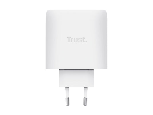 TRUST TRUST Alimentation universelle MAXO USB-C 65 watts GAN Apple PC 1 port + câble blanc