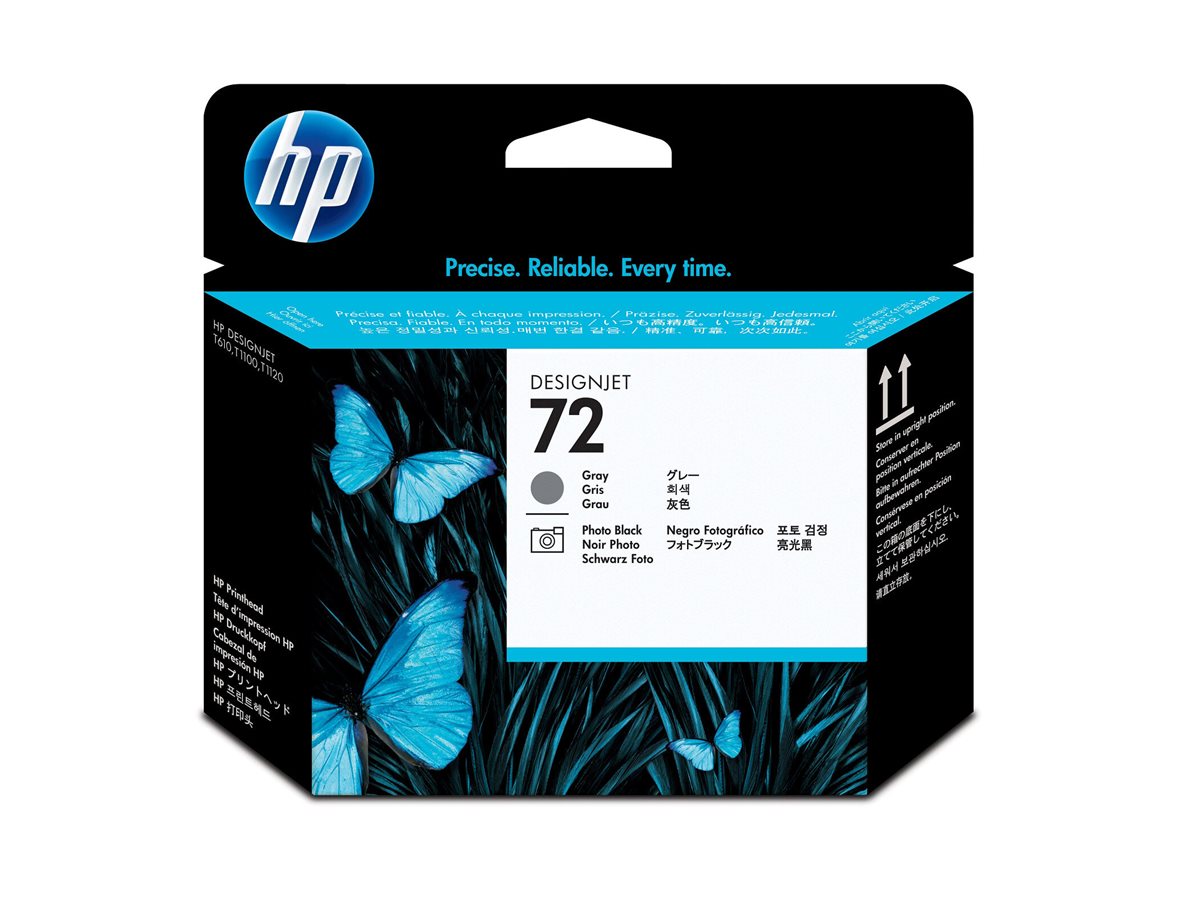 HP 72 original printhead C9380A grey and photo black standard capacity 1-pack