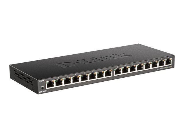D-LINK 16-Port 10/100/1000Mbps Unmanaged Gigabit Ethernet Switch