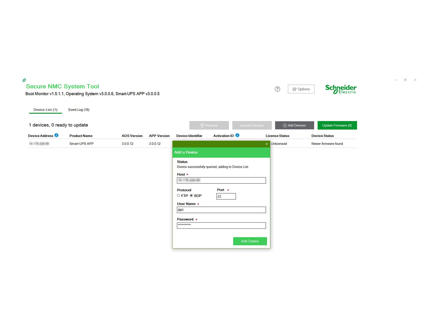 APC NMC3 for Smart-UPS - 1 Year Support Contract License