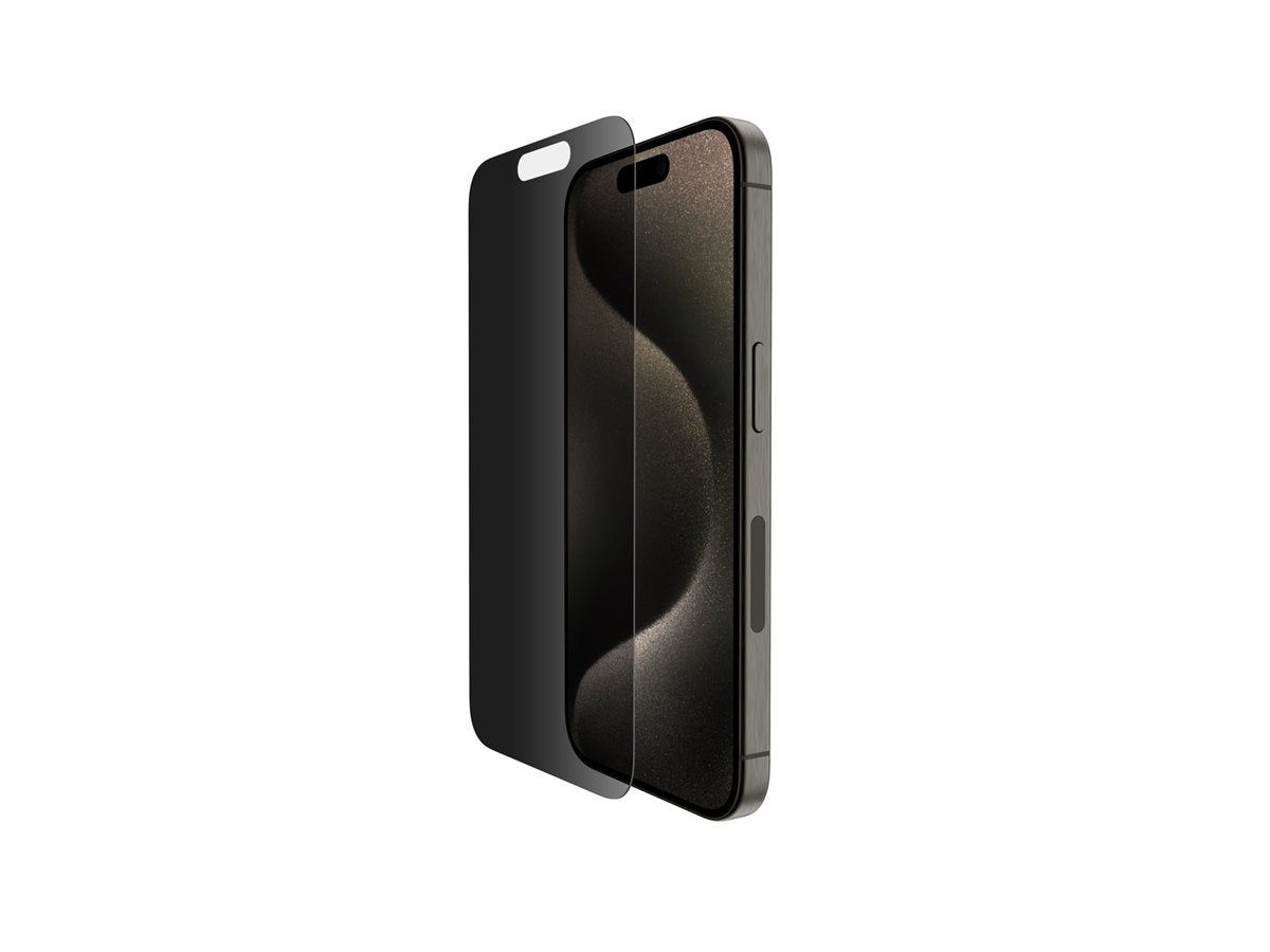 BELKIN BELKIN ScreenForce Pro TemperedGlass Privacy AM Screen Protection for iPhone 15 Pro