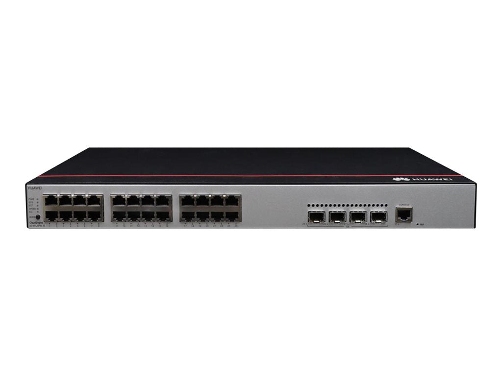 HUAWEI TECHNOLOGIES HUAWEI S5735-L24P4S-A1 24x10/100/1000BASE-T ports 4xGE SFP ports PoE+ AC power + S57XX-L Series Basic SW Per Device (P)