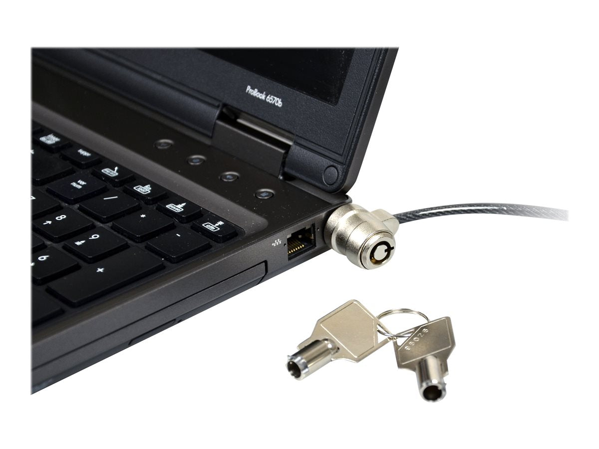 PORT KEYED SECURITY CABLE with MASTER KEY