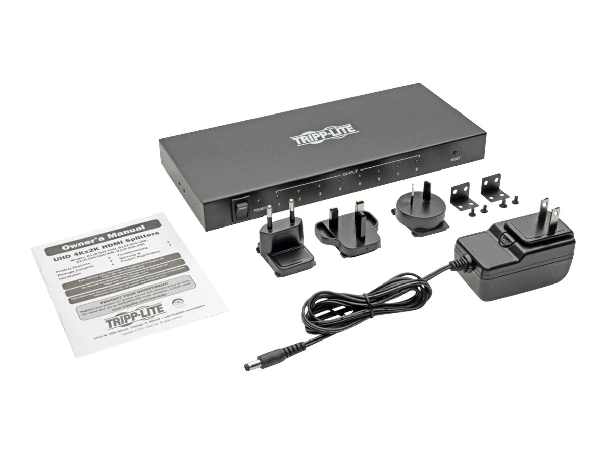 EATON TRIPPLITE 8-Port HDMI Splitter 4K HDCP 1.3