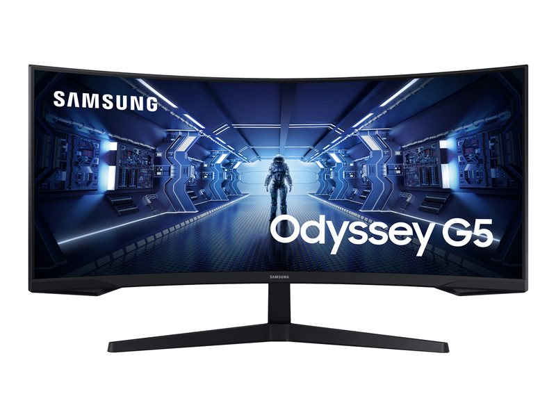 SAMSUNG ODYSSEY G5 - LC34G55T 34p 165Hz - Ecran gaming incurvé - UWQHD 3440x1440 - VA - 1ms - HDR10 - 250cd/m² - 2500 : 1 - HDMI- DP