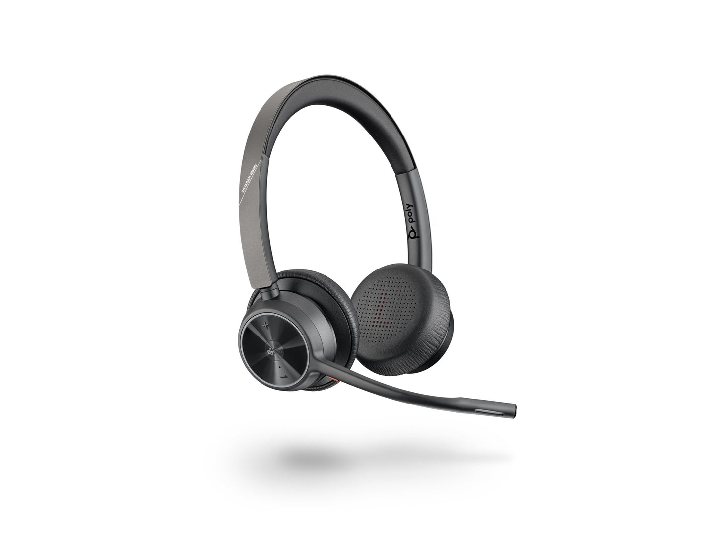 HP Poly Voyager 4320-M Voyager 4300 series headset on-ear Bluetooth wireless wired USB-A black Zoom Certified MS Teams