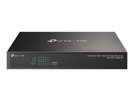 TP-LINK TP-LINK 8 Channel PoE+ Network Video Recorder 10/100 Mbps PoE+ 53W