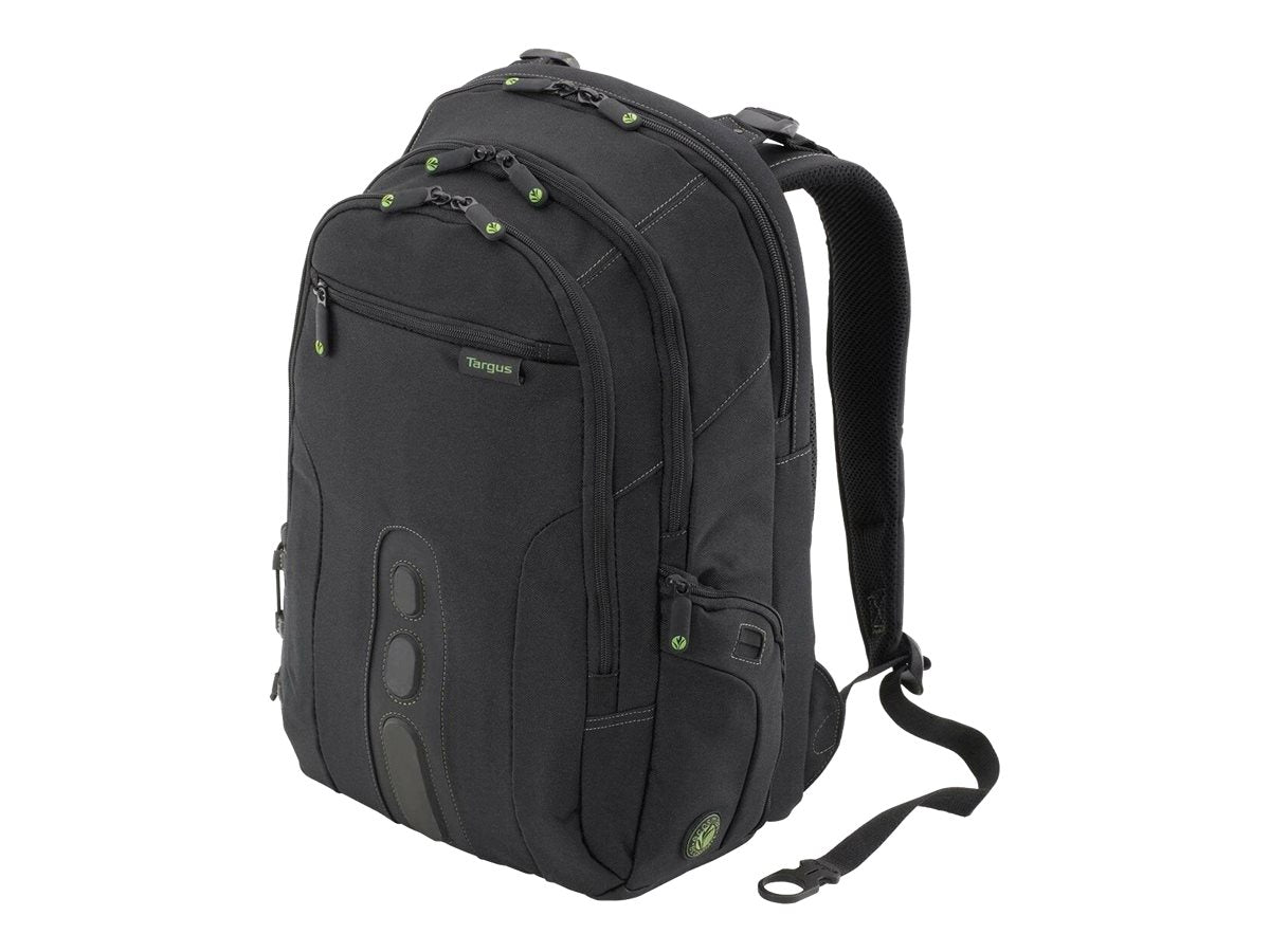 TARGUS Sac a Dos Jusqu a 15.6p ecologique noir Nylon Recycle P.E.T. 900D garantie a vie