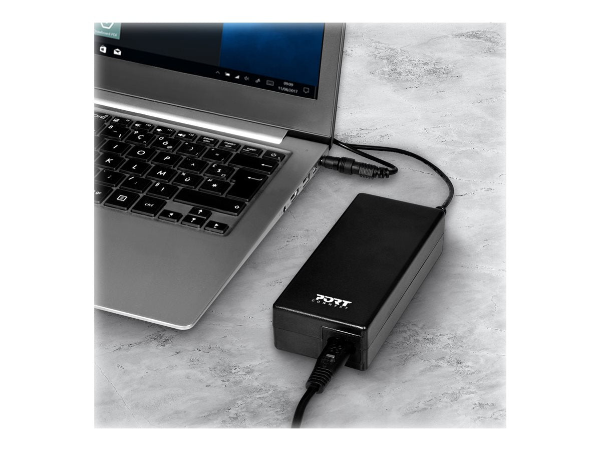 PORT DESIGNS PORT DESIGNS Compatible with LENOVO notebooks EU Plug 65W power supply for notebooks up to 90W