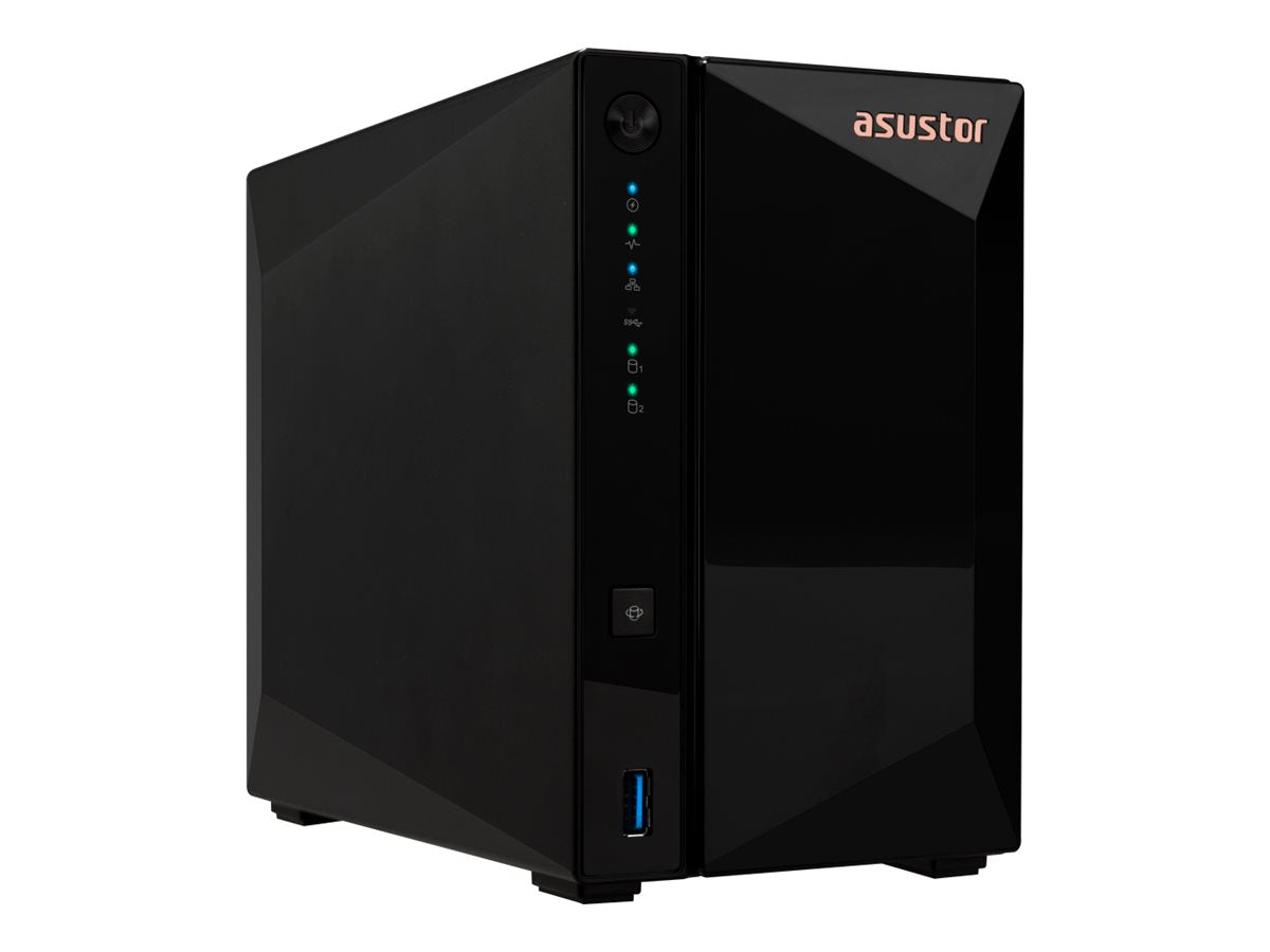 ASUSTOR AS3302T v2 - NAS 2 baies - Realtek RTD1619B - 2Go DDR4 - 2.5 GbE - Tour - Garantie 3 ans