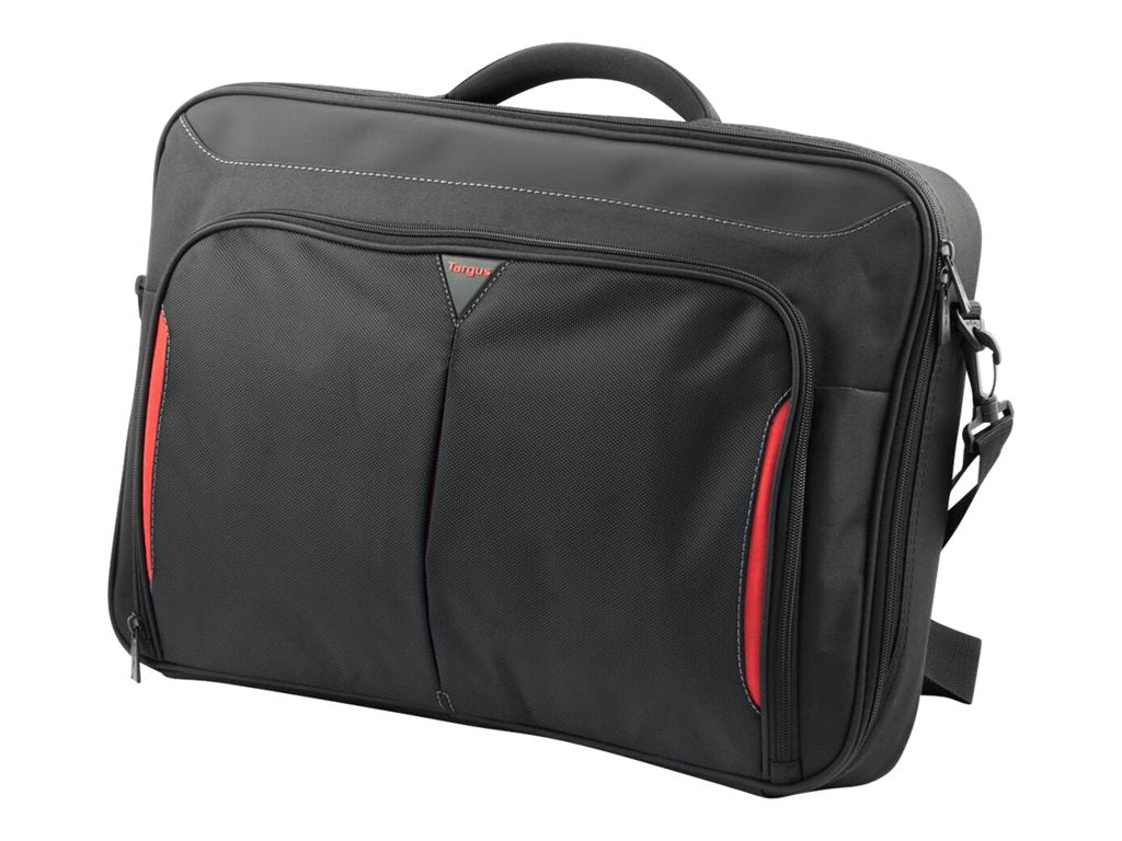 TARGUS TARGUS sacoche Classic 17-18p Clamshell noire et rouge