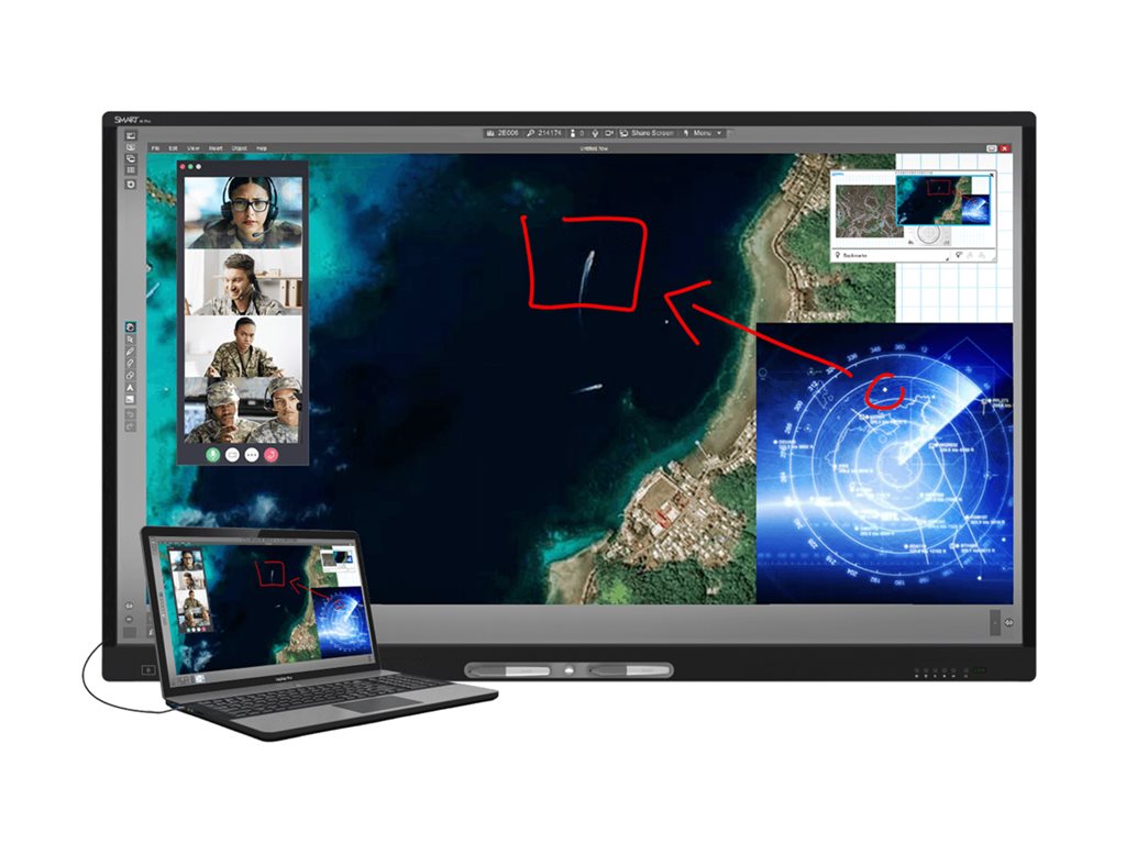 SMART Technologies ULC SMART Board M055-V5 55p Pro interactive display high secure TAA
