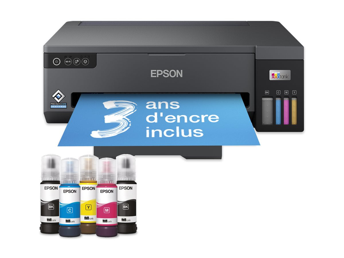 EPSON EcoTank ET-14100 Printer colour inkjet ITS A3 4800x1200dpi 15ppm mono 8ppm colour 100sheets USB Wi-Fi Black