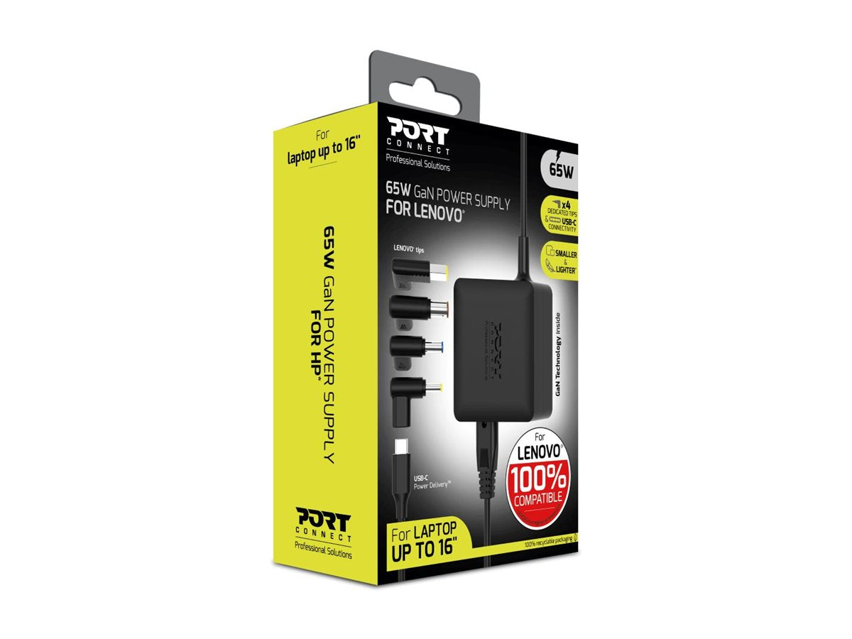 PORT DESIGNS PORT DESIGNS Power Supply GaN 65W - LENOVO - EU