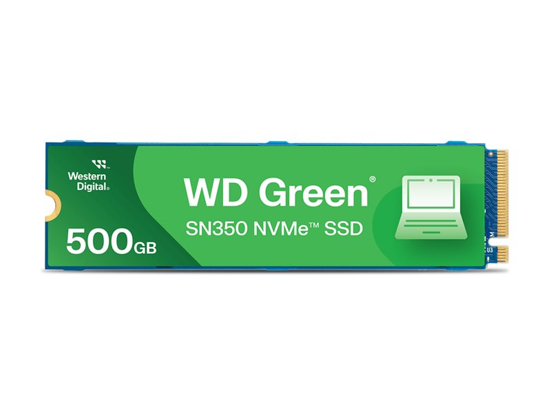WESTERN DIGITAL WD Green SN350 NVMe SSD 500Go M.2 2280 PCIe Gen3