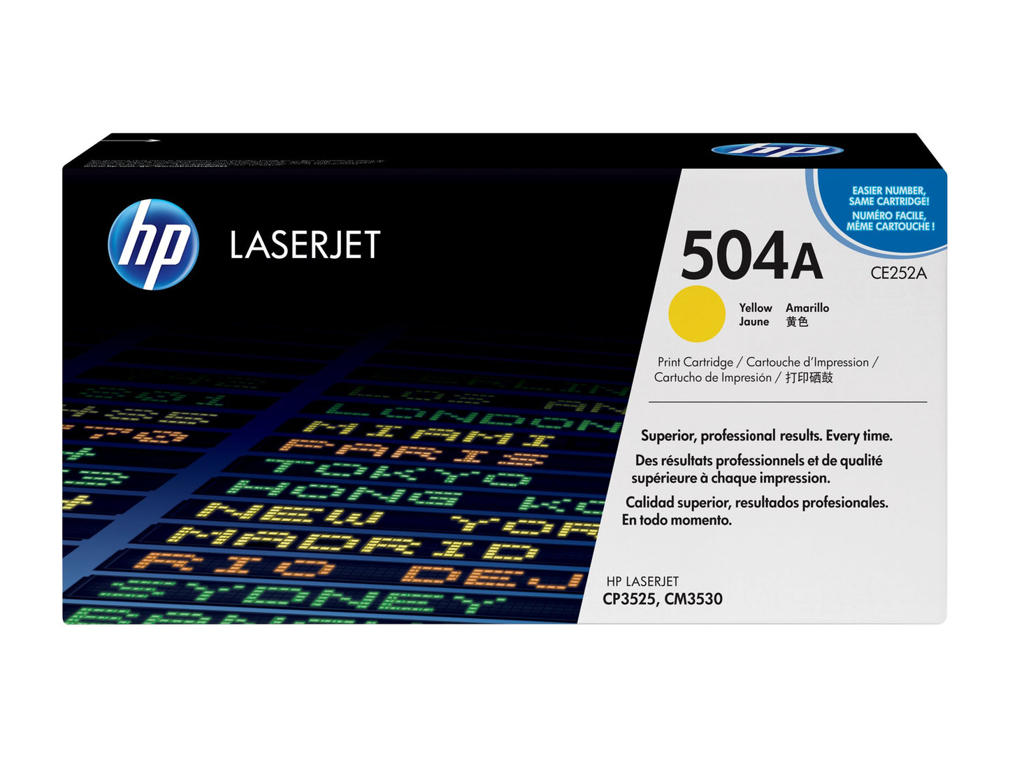 HP 504A original Colour LaserJet Toner cartridge CE252A yellow standard capacity 7.000 pages 1-pack ColorSphere