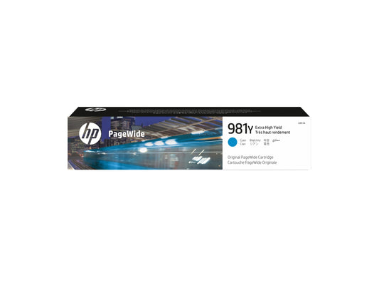 HP 981Y original Extra High Yield Cyan PageWide Cartridge L0R13A