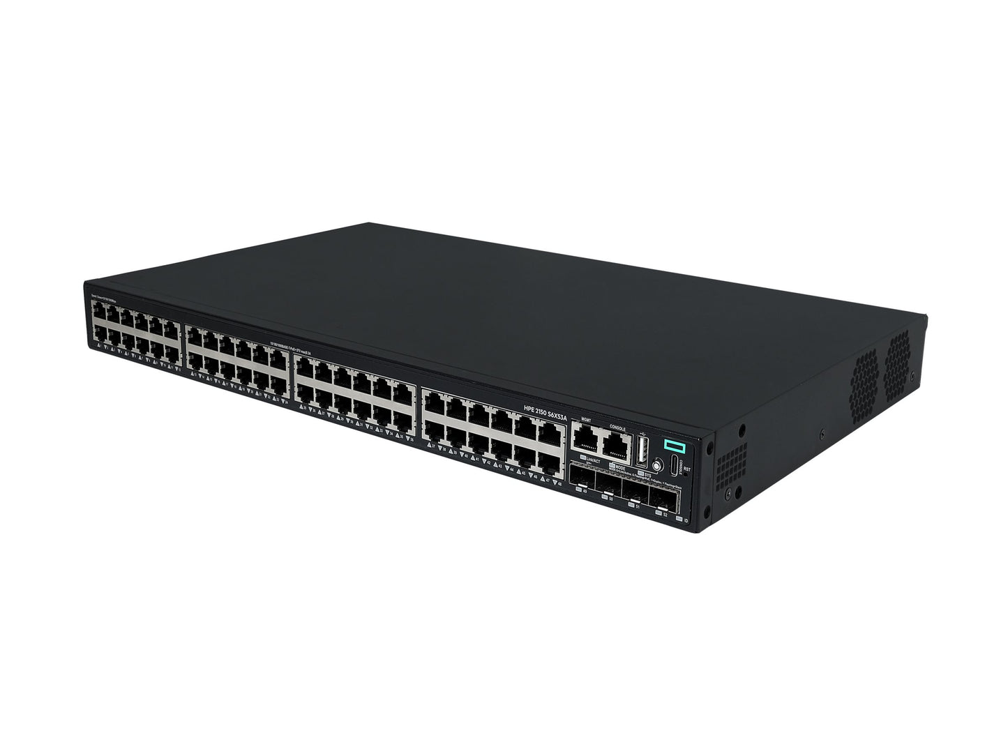 HEWLETT PACKARD ENTERPRISE HPE Networking CW 2150 48p 10M/100M/1G PoE+ 4p SFP+ 1G/10G 390W Switch EU en