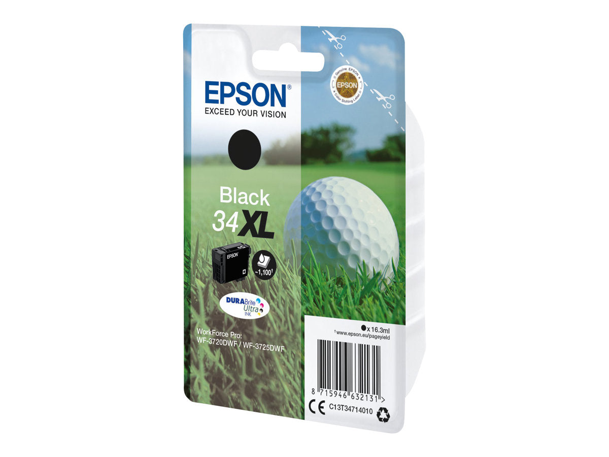 EPSON 4LB Singlepack 34XL Black DURABrite Ink Ultra XL