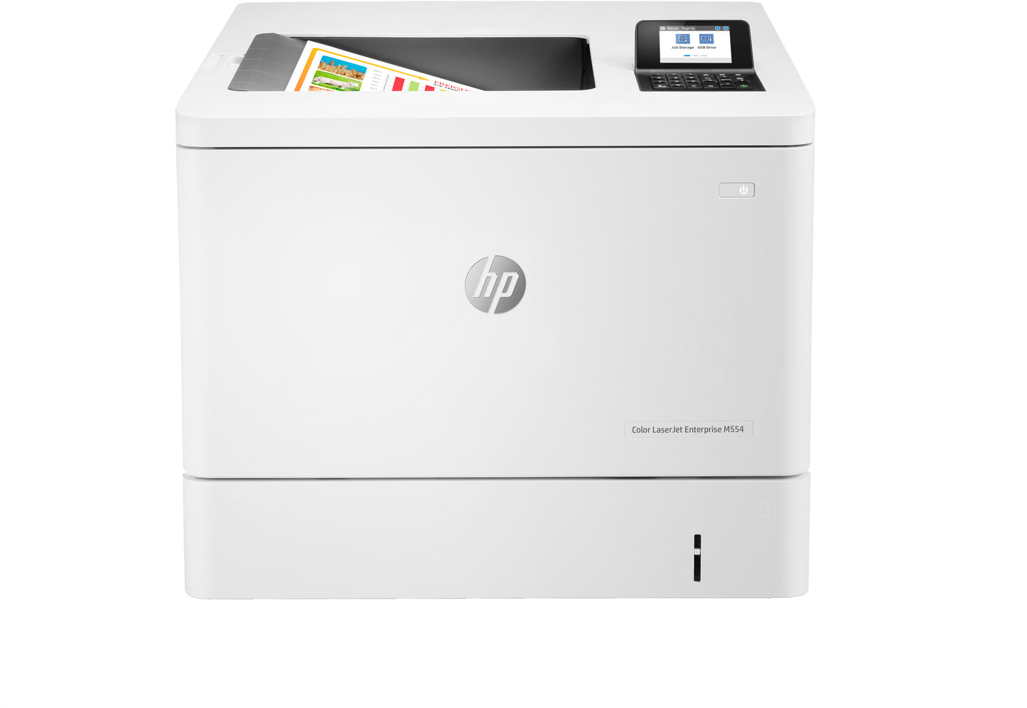HP Color LaserJet Enterprise M554dn produit neuf emballage abimé A4 color laser USB 33ppm (P)