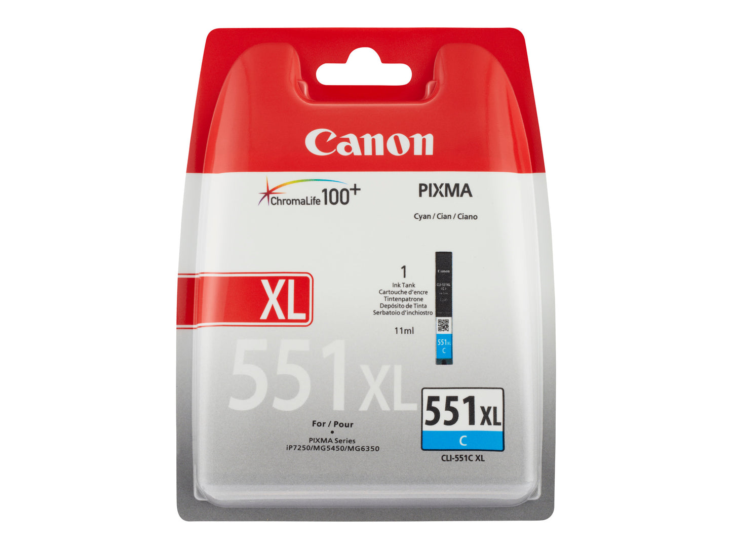 CANON CANON 1LB CLI-551XLC ink cartridge cyan high capacity 700 pages 1-pack XL