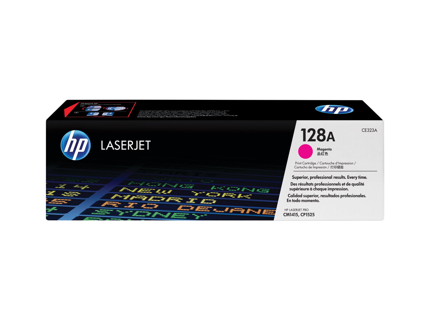 HP 128A original LaserJet Toner cartridge CE323A magenta standard capacity 1.300 pages 1-pack