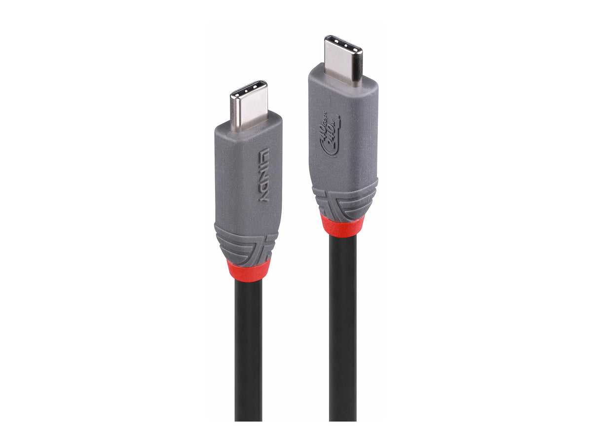 LINDY 0.8m USB 4 240W Type C Cable Anthra Line