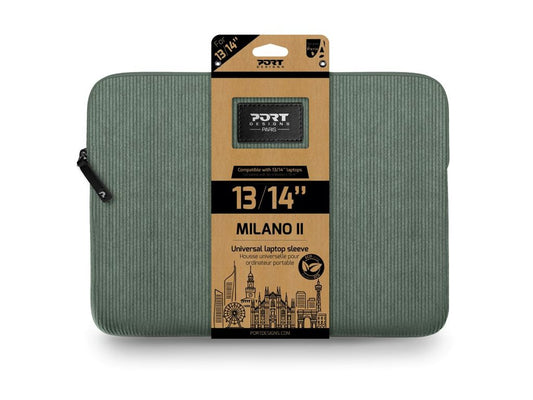 PORT DESIGNS MILANO II ECO SLEEVE 13/14 SAGE GREEN
