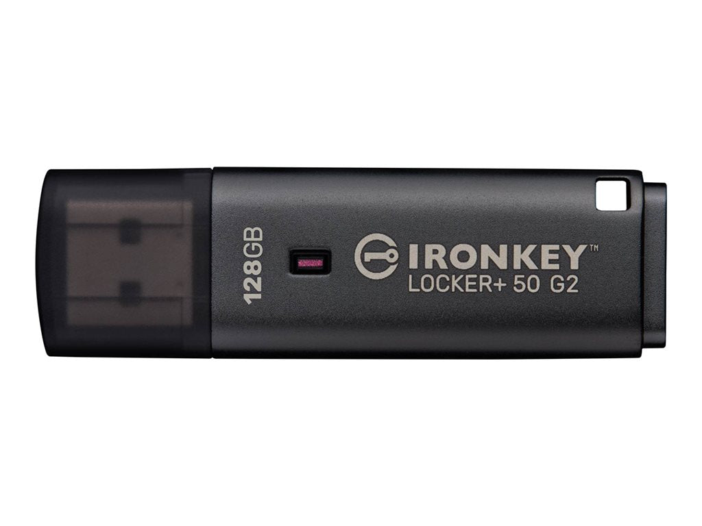 KINGSTON KINGSTON 128Go IronKey Locker Plus 50 G2 FIPS 197 AES-256