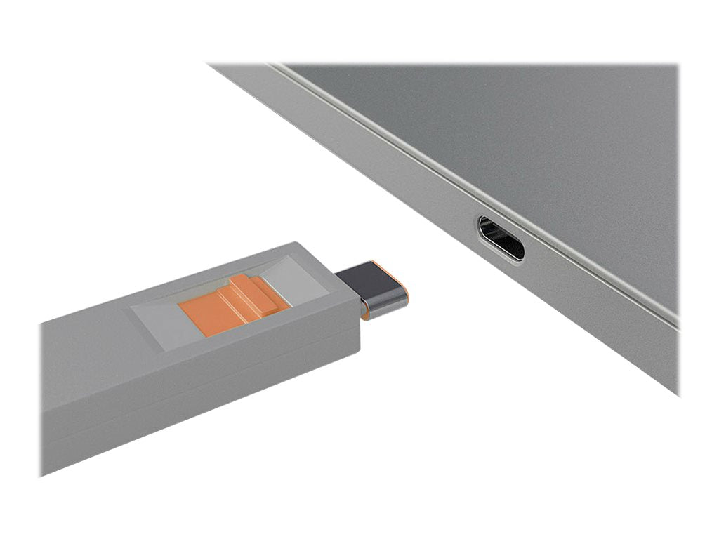 LINDY USB Type C Port Blocker orange