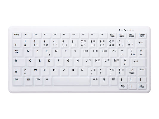 CHERRY CHERRY AK-C4110F-FU1-W/FR Wireless keyboard compact without numpad washable USB white (FR)