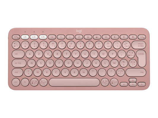 LOGITECH LOGITECH Pebble Keys 2 K380s - TONAL ROSE - (FRA) - BT - N/A - CENTRAL-419 - UNIVERSAL