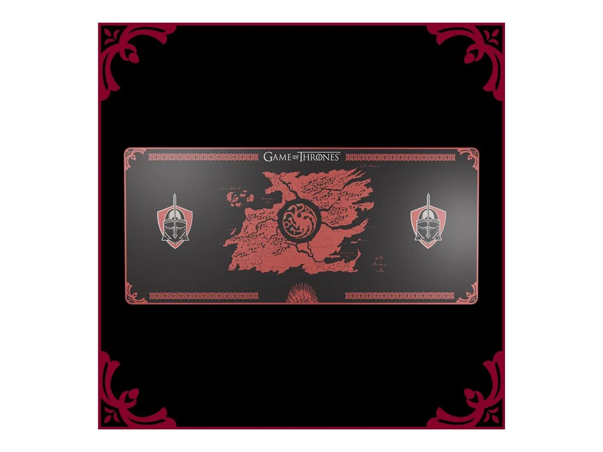 LEXIP LEXIP X GAME OF THRONES RED Lights XXL Mousepad