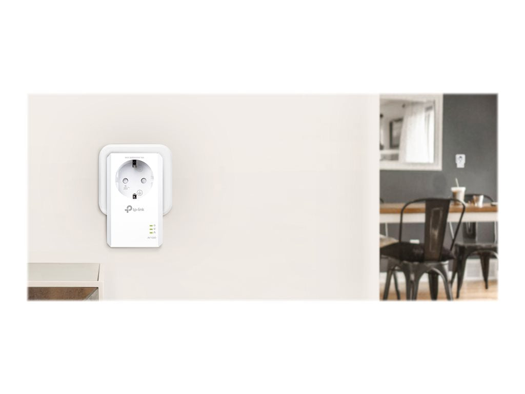 TP-LINK AV1000 Gigabit Passthrough Powerline Adapter