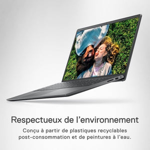 Dell Inspiron 15 3520 Ordinateur Portable 15.6" FHD, Processeur Intel Core i7-1255U, Graphique Intel Iris XE, RAM 16Go, SSD 1To, Windows 11 Home, Clavier AZERTY Français, Noir