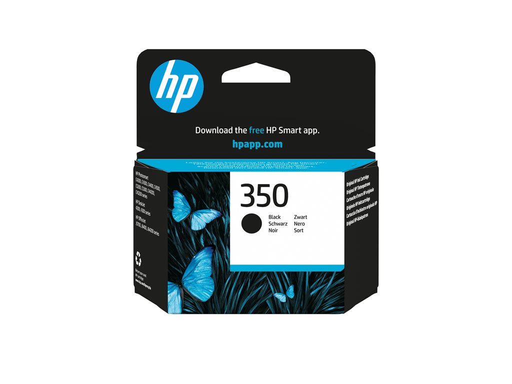 HP 350 original Ink cartridge CB335EE UUS black low capacity 4.5ml 200 pages 1-pack