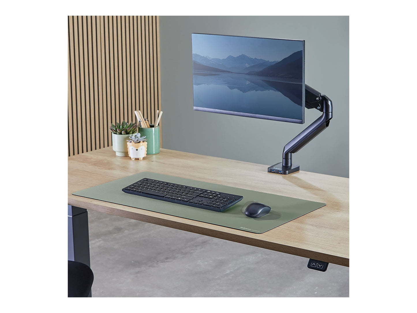 FELLOWES TAPIS SOUS MAIN DE BUREAU SAUGE