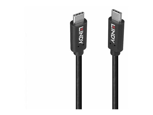 LINDY LINDY 1m USB 3.2 Type C Cable 20Gbps 100W PD GRS