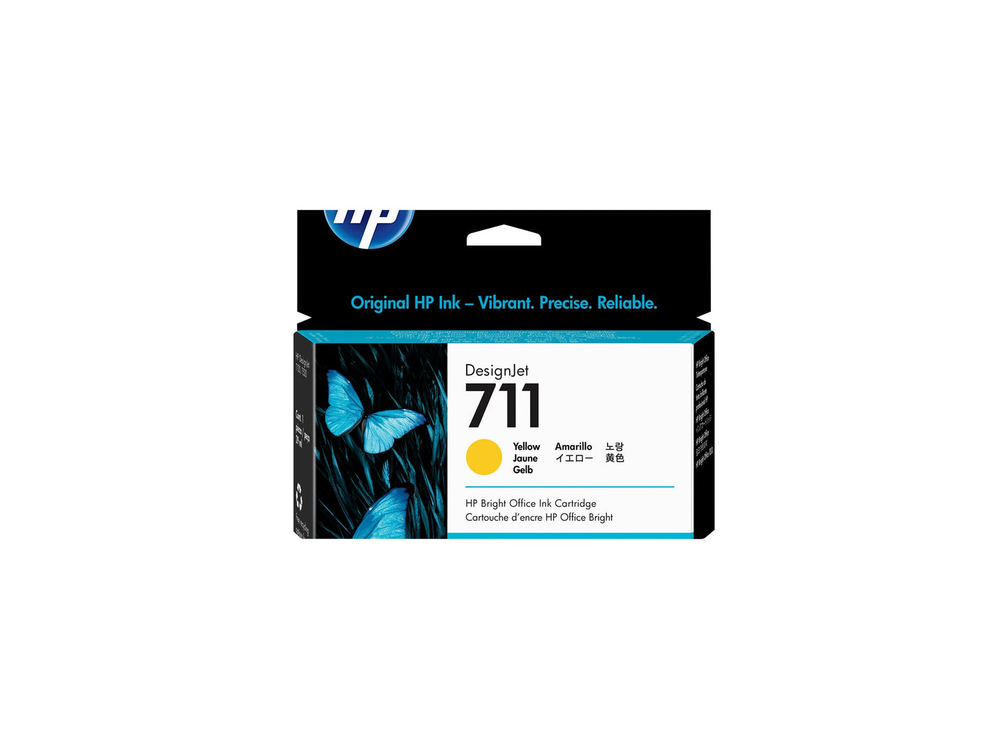 HP 711 original Ink cartridge CZ132A yellow standard capacity 29ml 1-pack