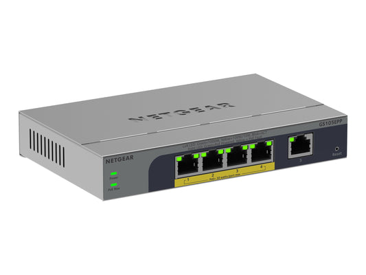NETGEAR NETGEAR 5PT GB PLUS SWICH W/ POE+ GS105EPP