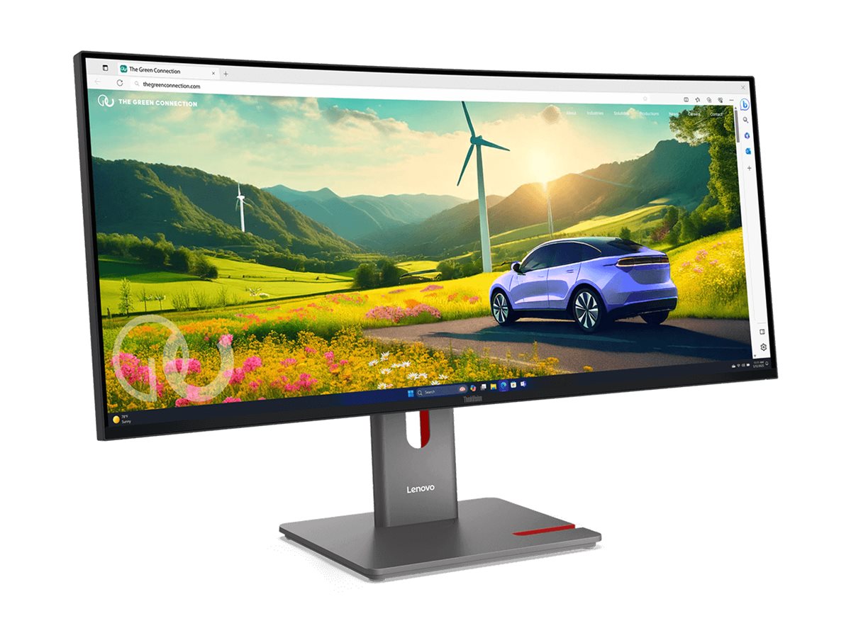 LENOVO LENOVO ThinkVision P34WD-40 34p 3440x1440 IPS 120Hz USB-C docking 140W Speakers 2x3W Daisy Chain KVM/eKVM TrueSplit Smart sensor