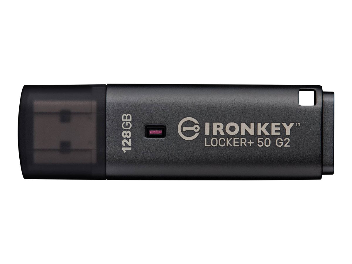 KINGSTON KINGSTON 128Go IronKey Locker Plus 50 G2 FIPS 197 AES-256