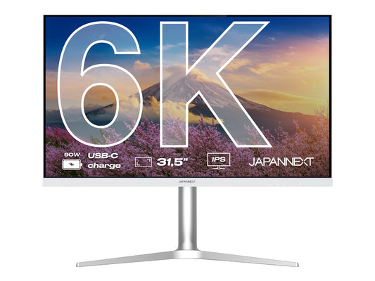JAPANNEXT JAPANNEXT JN6K315 - Ecran 31.5p 6016x3384 6K 60Hz - IPS - 500 cd/m2 - 1500:1 - HDMI x2 - DP - USB C charge 95W